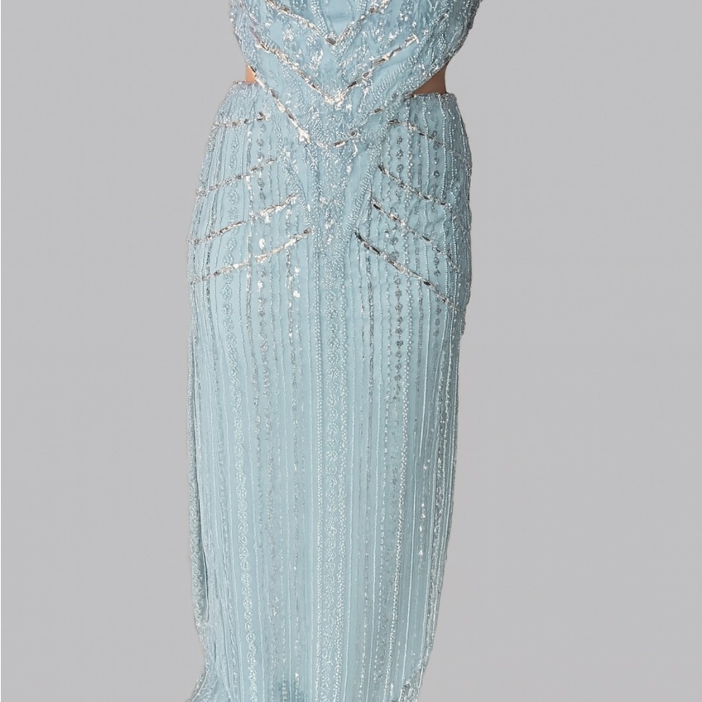 Elegant Blue Prom Dress